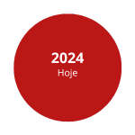 Card com o ano de 2024